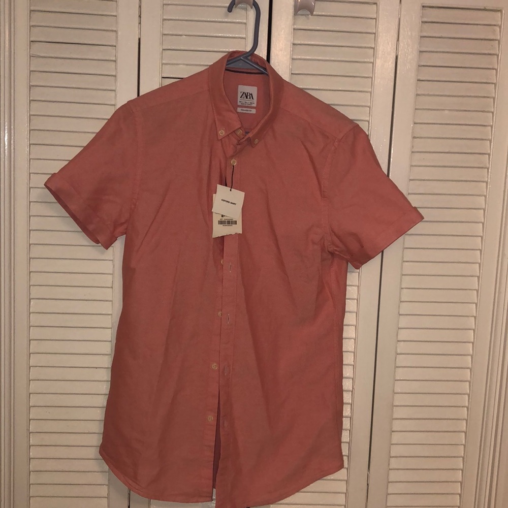 Salmon Pink Oxford Button-down BRAND NEW